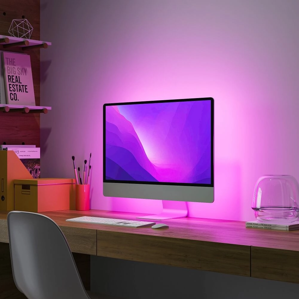 Ledstrip Gaming Screen 1,2 meter voor scherm Trio 4017807577464
