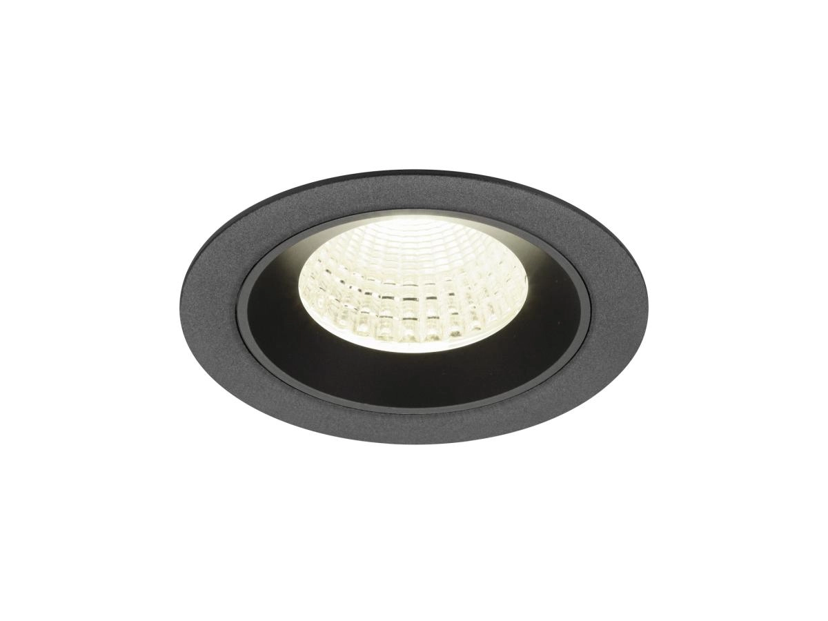 Inbouwspot Numinos M zwart 4000K - 55gr