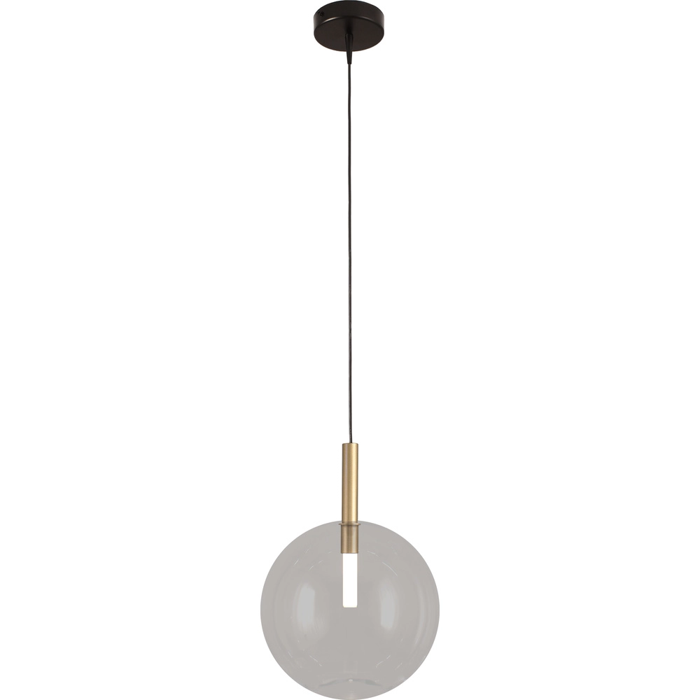 Hanglamp Ø 24cm Lido Ball goud met helder glas