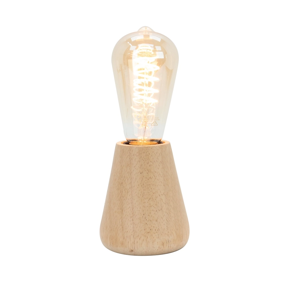 Subtiel tafellampje Asby licht hout