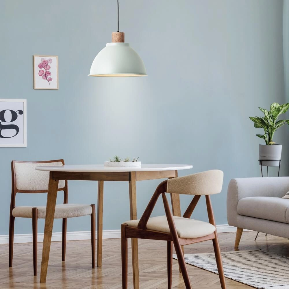 Hanglamp Erena Ø 38cm groen Brilliant 4004353413049