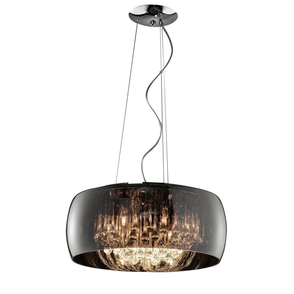 Hanglamp Vapore 6-lichts 50cm smoke