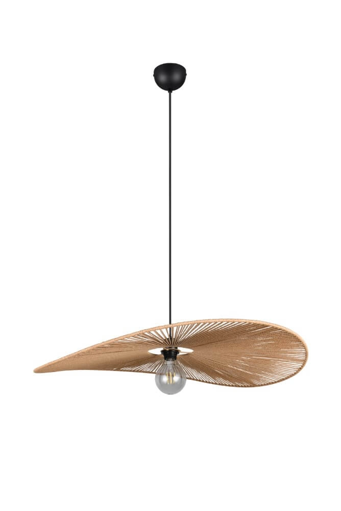 Grote japandi hanglamp Laurine Ø 78cm Trio 4017807637632