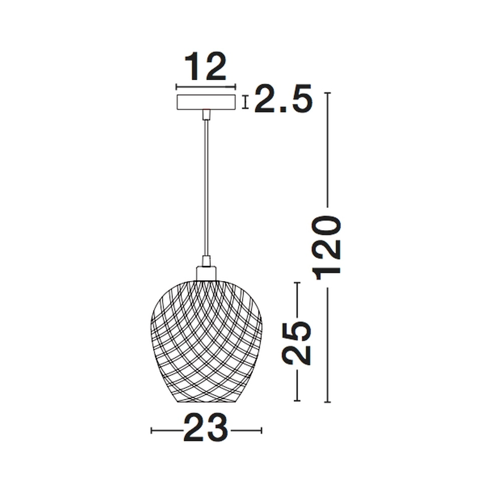 Rotan hanglamp Scarlet Ø 23cm Lyora 5212017416346