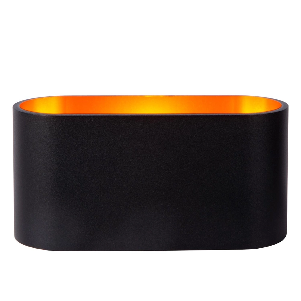 Wandlamp Xera 16cm zwart Lucide 5411212233684