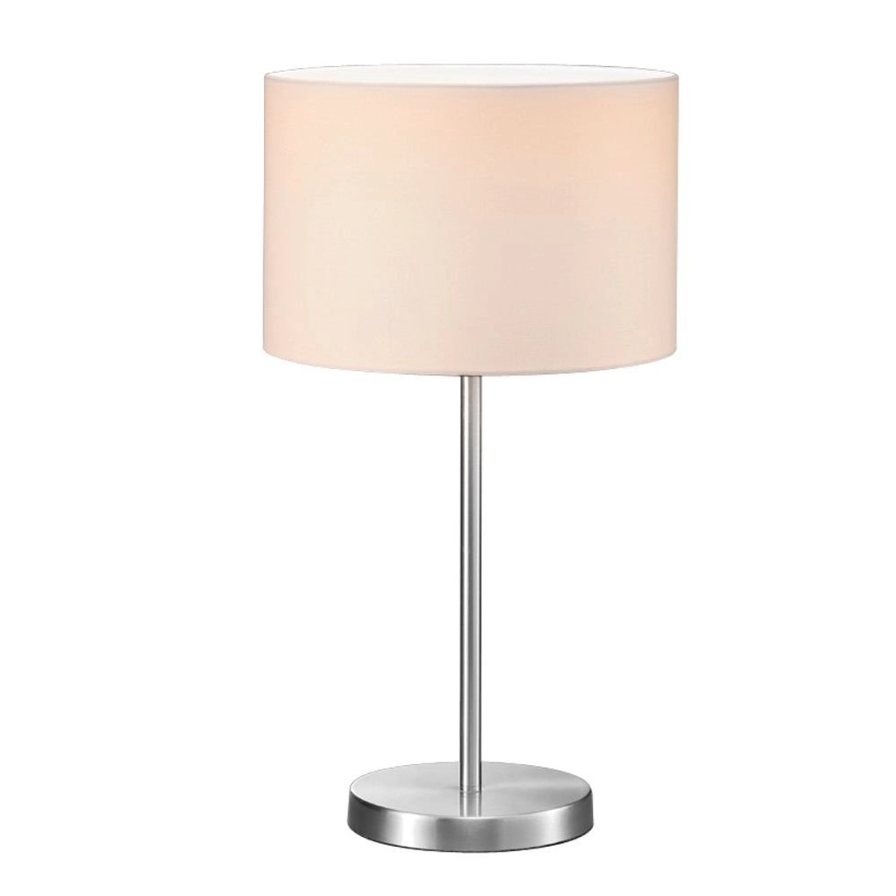 Tafel schemerlamp Series 4611 met witte kap 30cm