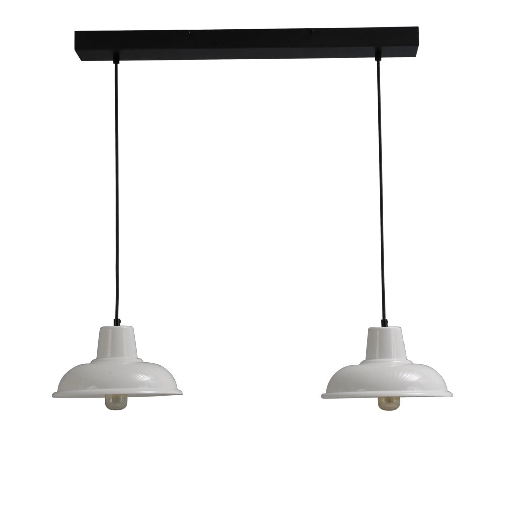 Eetkamerlamp Di panna Industria 2x26 Retro