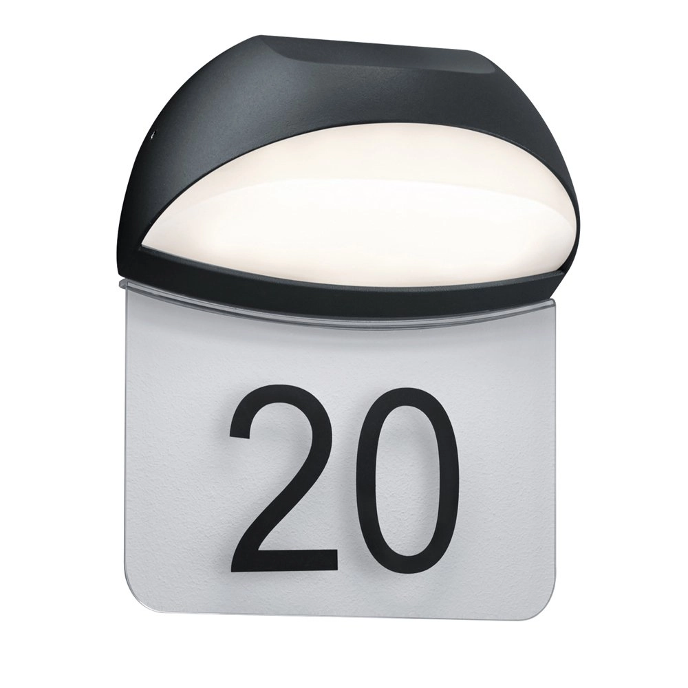 Led buitenlamp Numero met huisnummer