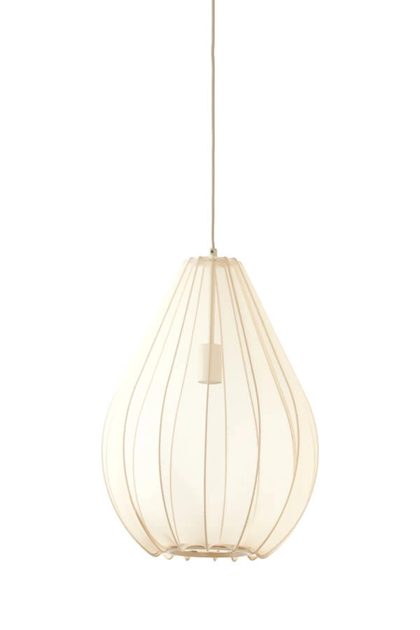 Japandi hanglamp Itela crème Ø 38cm Light & Living 8717807702755