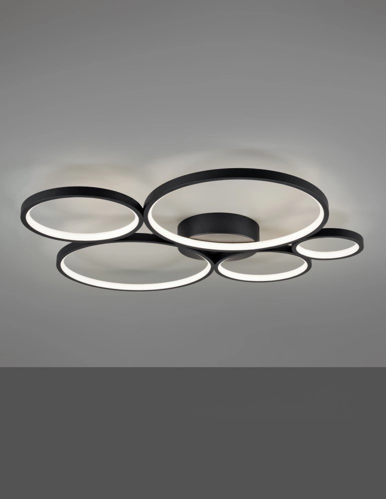 Wandlamp Rondo 5-rings Trio 4017807488838