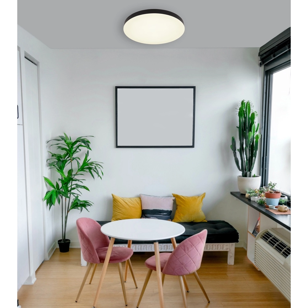 Plafonniere Matthew design zwart Ø 50cm Globo 9007371453214