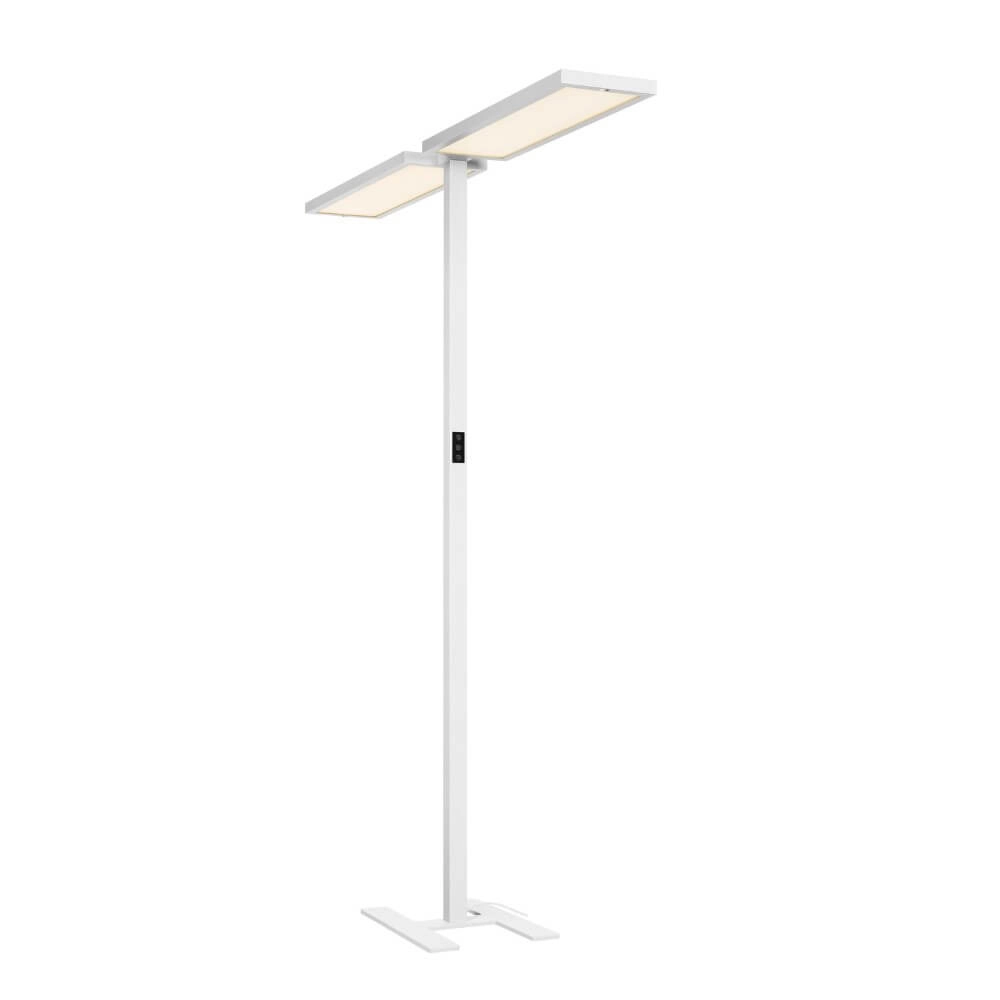 Led kantoor vloerlamp Worklight Pro wit - dubbel SLV 4024163277969