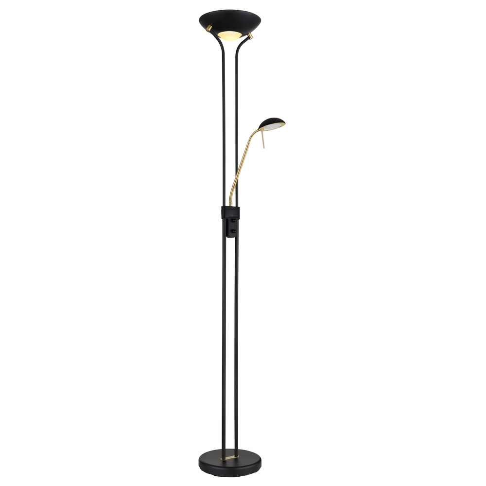 Leeslamp Leonas zwart Globo 9007371439669