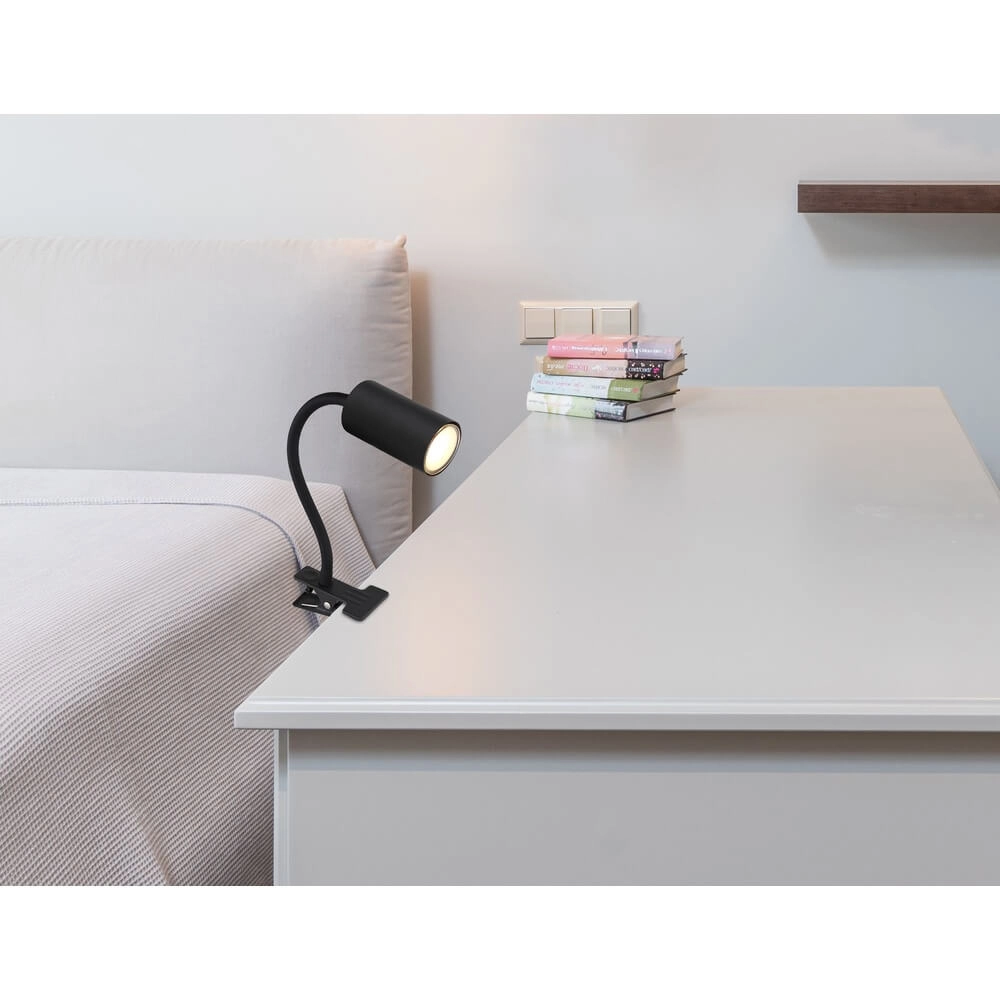 Zwarte klemlamp Robby Globo 9007371439881