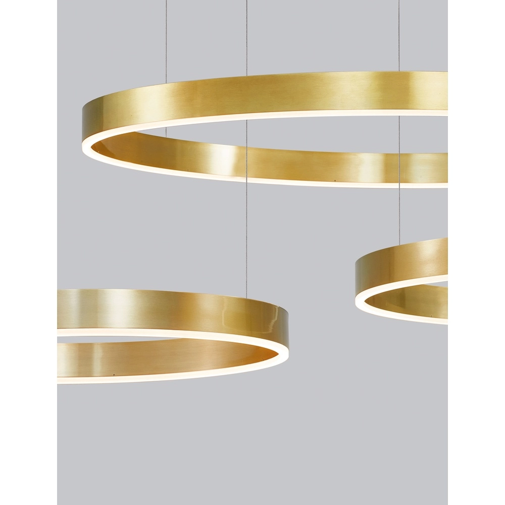 Hanglamp Motif goud Ø 60cm 3000K Lyora 5212017421920