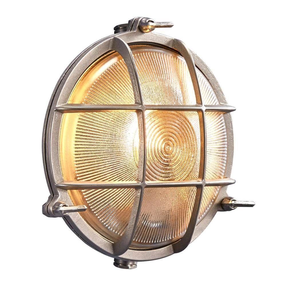 Klassieke wandlamp Polperro nikkel