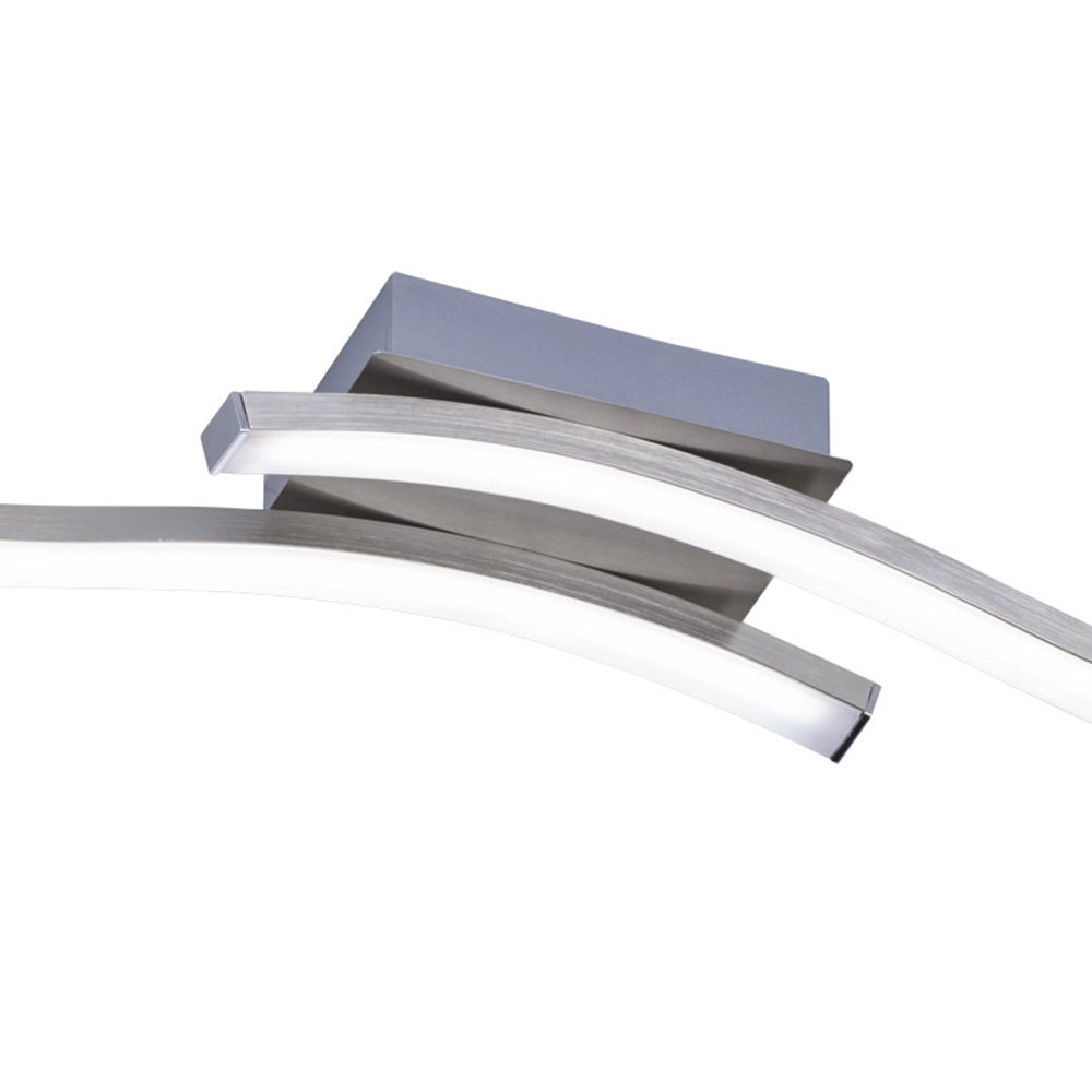 Plafondlamp Route 2-lichts grijs Trio 4017807389326