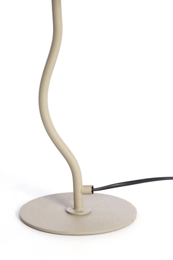 Tafellamp Elimo Ø 25cm x 60cm crème Light & Living 8717807705190