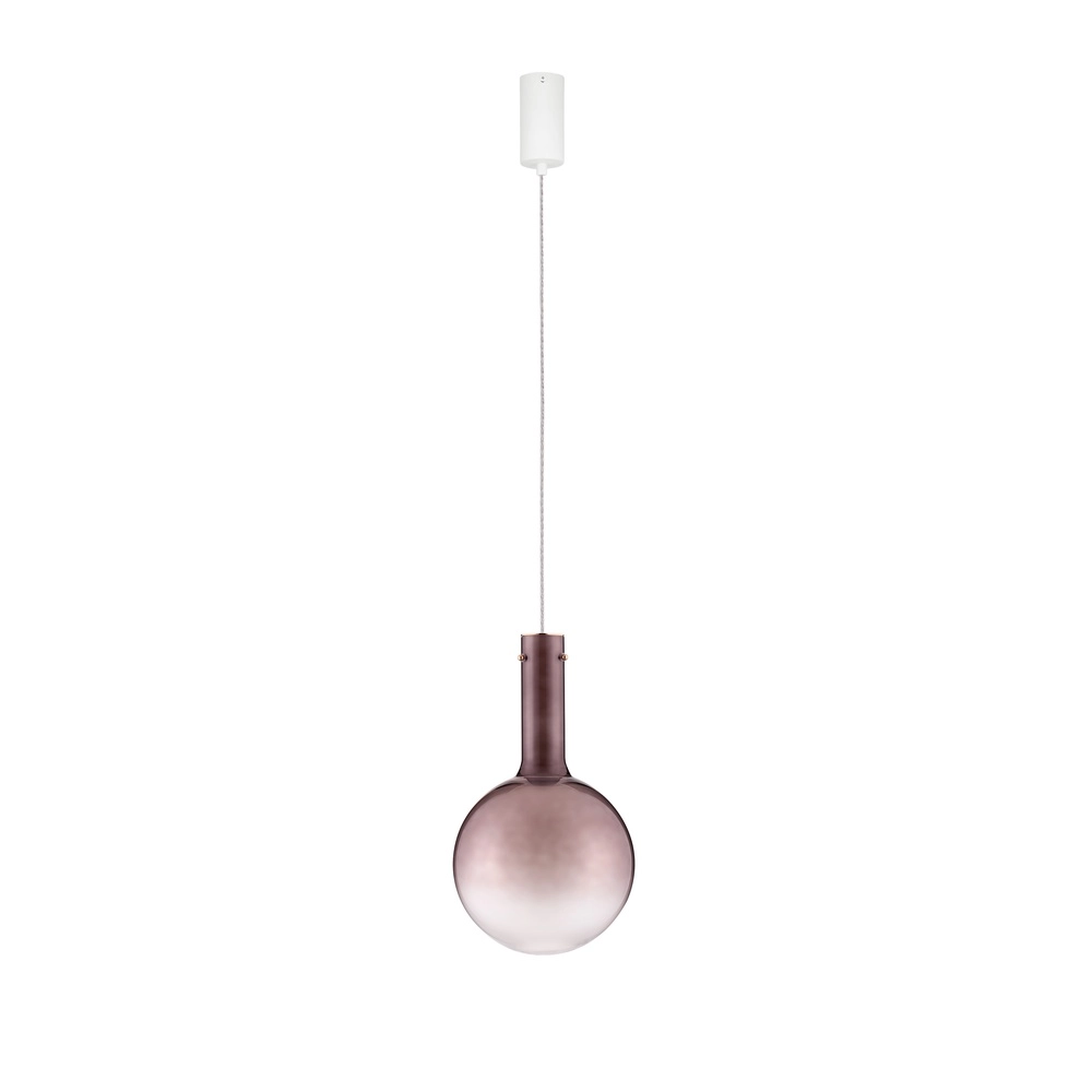 Hanglamp Nostos bruin glas Lyora 5212017449047