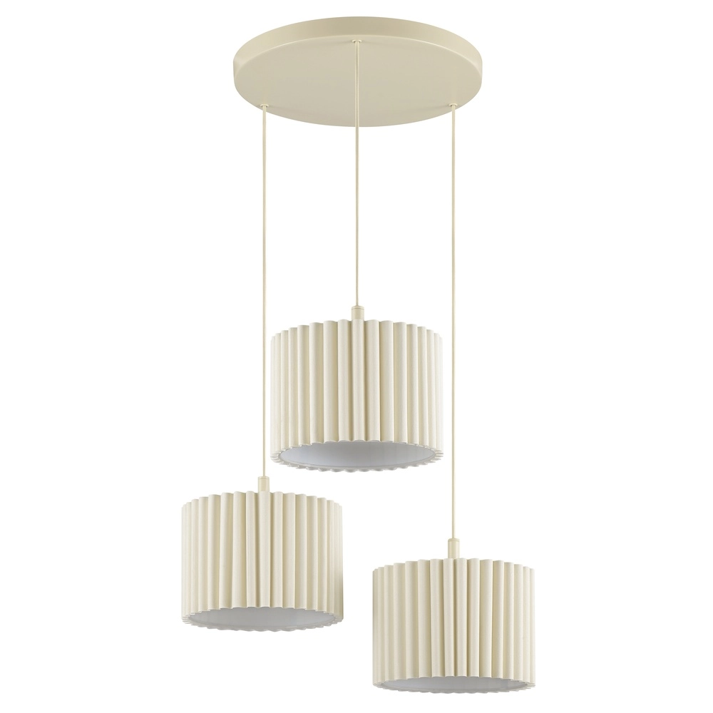 Japandi hanglamp Velin Ø 61cm zand bruin Brilliant 4004353476822
