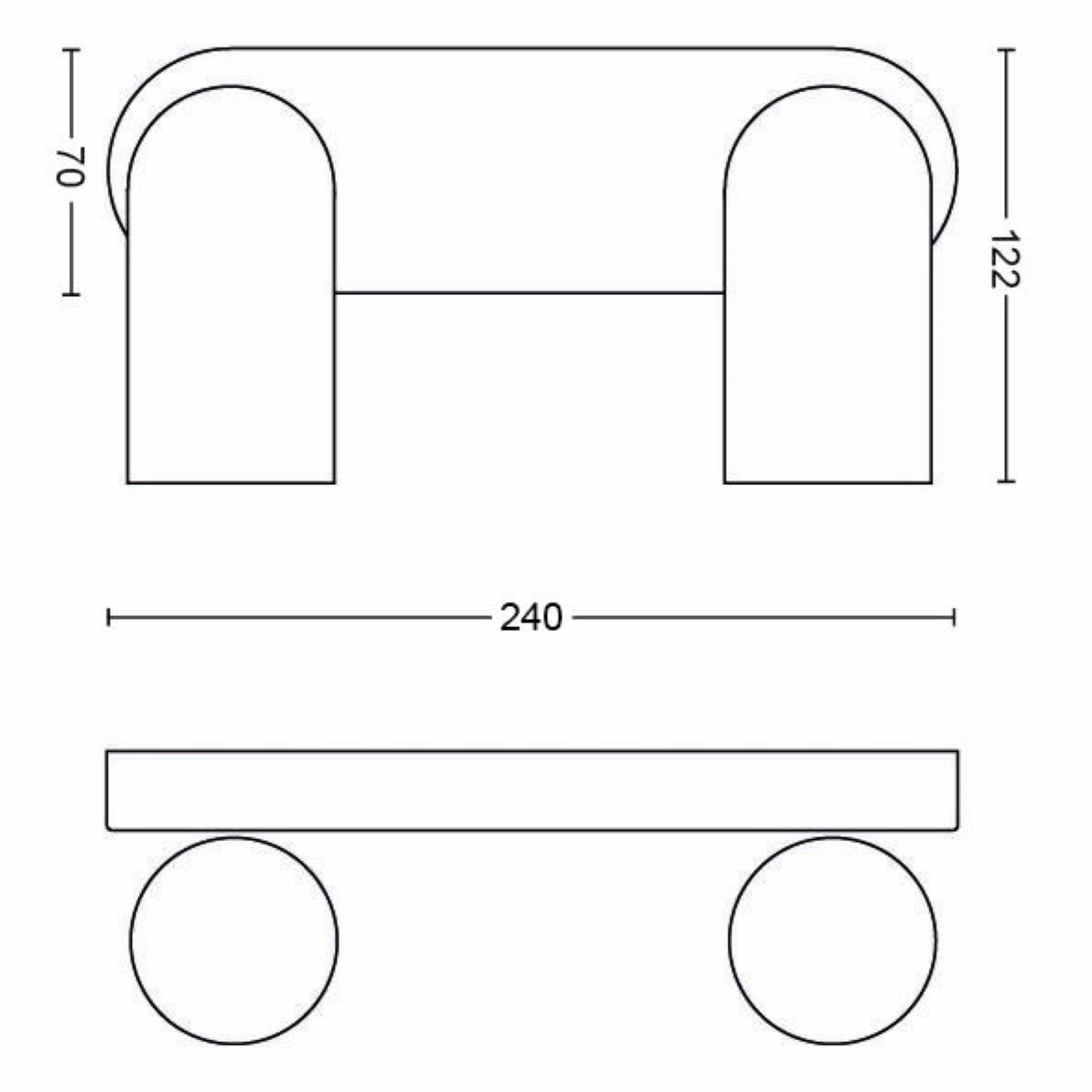 Lamp Pongee 2-lichts wit Philips 8718696164792