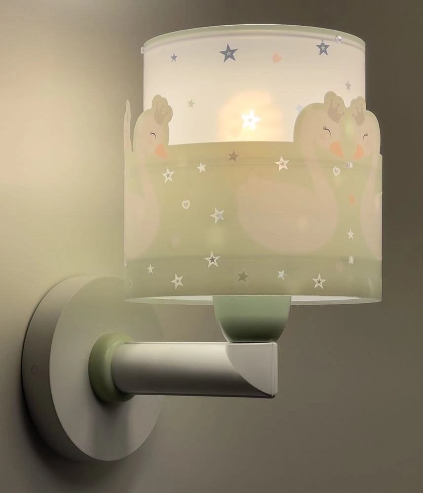 Kinderkamer wandlamp Sweet Love soft groen Dalber 8420406617176