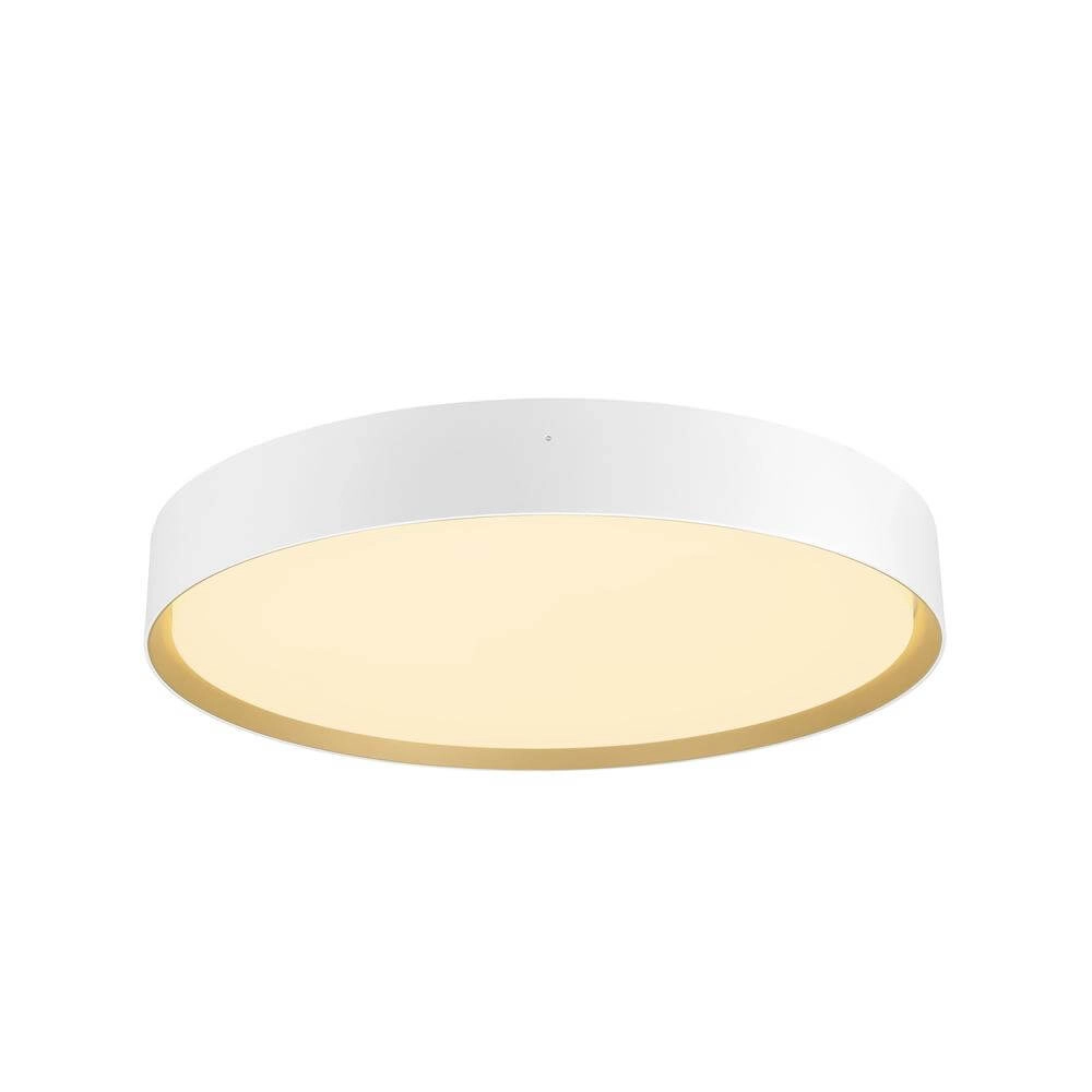 Plafondlamp Decona 42 wit-goud Ø 42cm