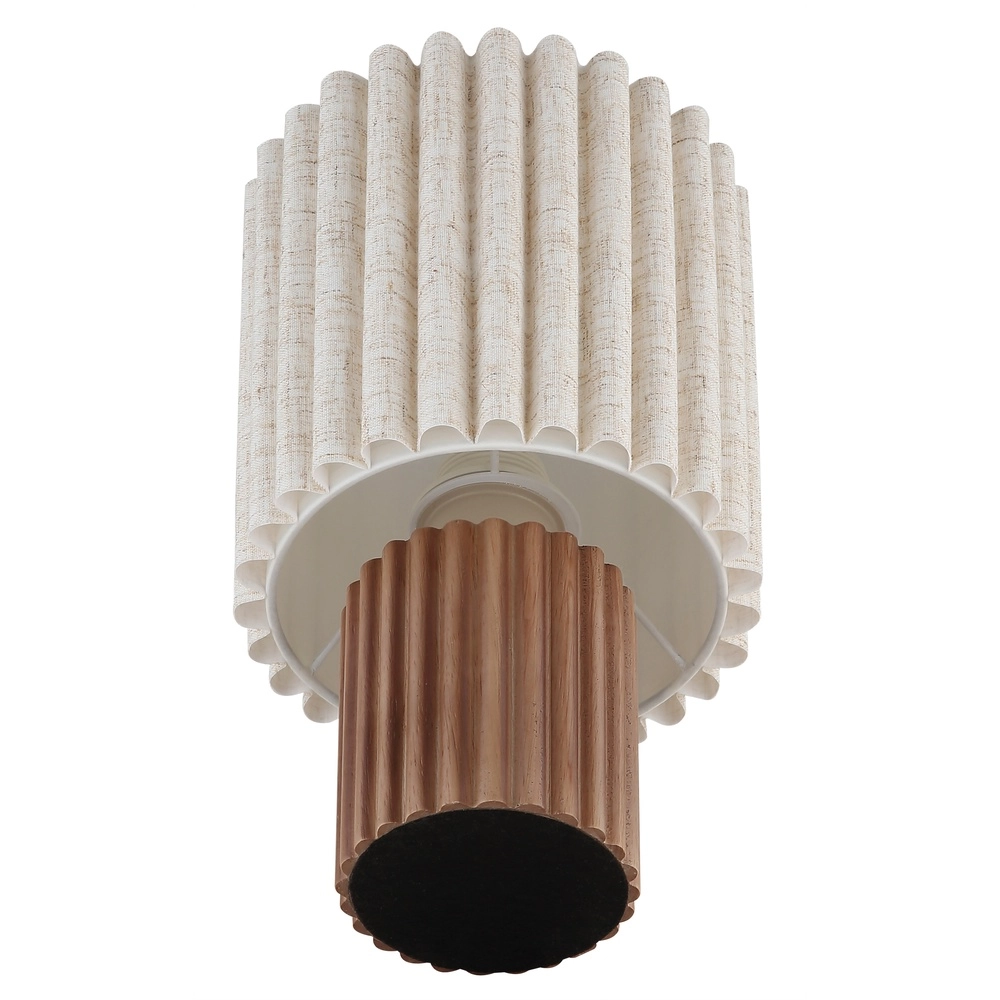 Unieke tafellamp Jannie bruin rond Globo 9007371586905