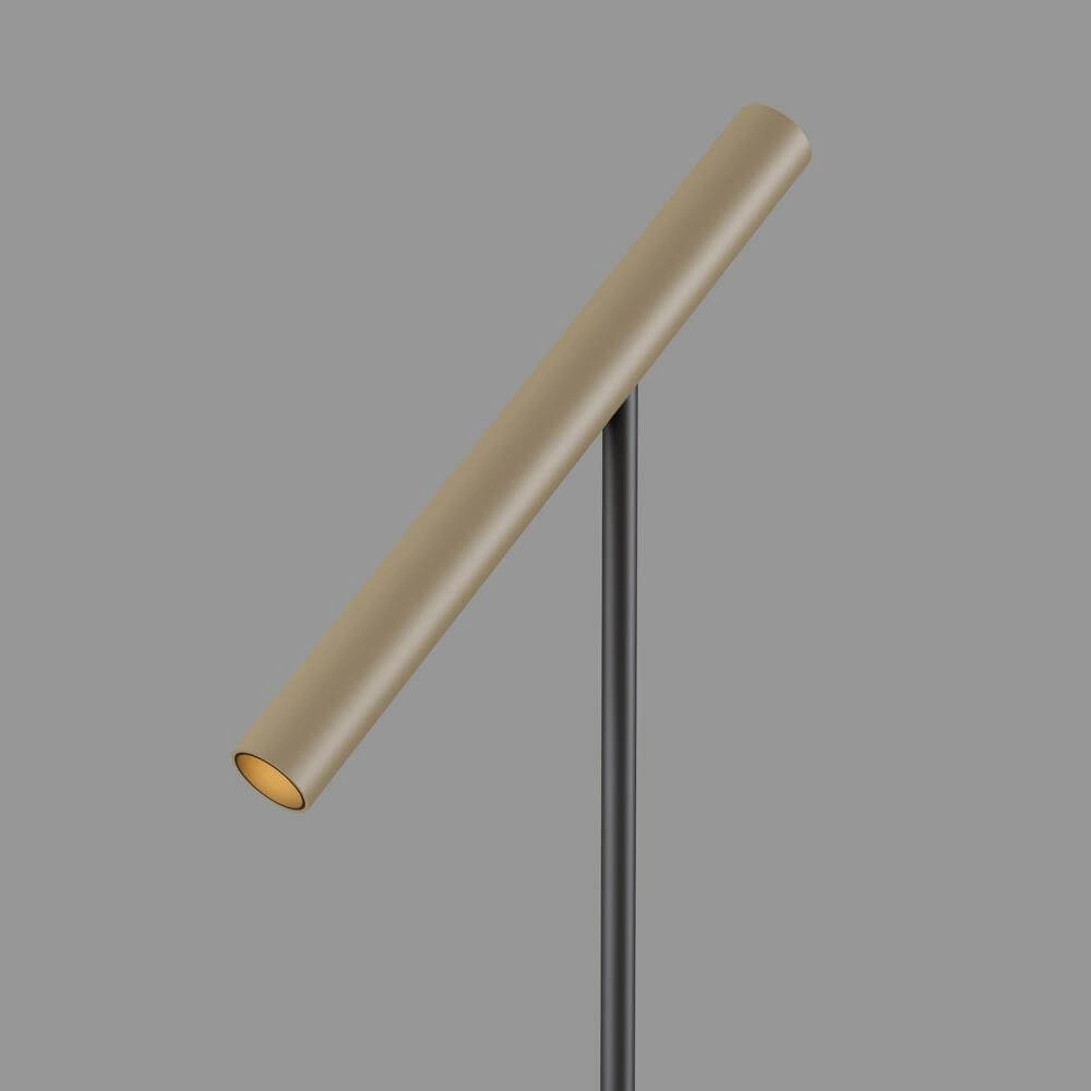 Design vloerlamp Kansas zwart met champagne Artdelight 8720701102521