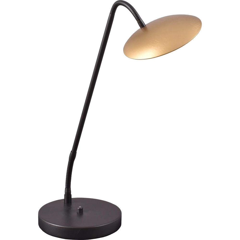 Flex tafellamp Scala zwart met goud