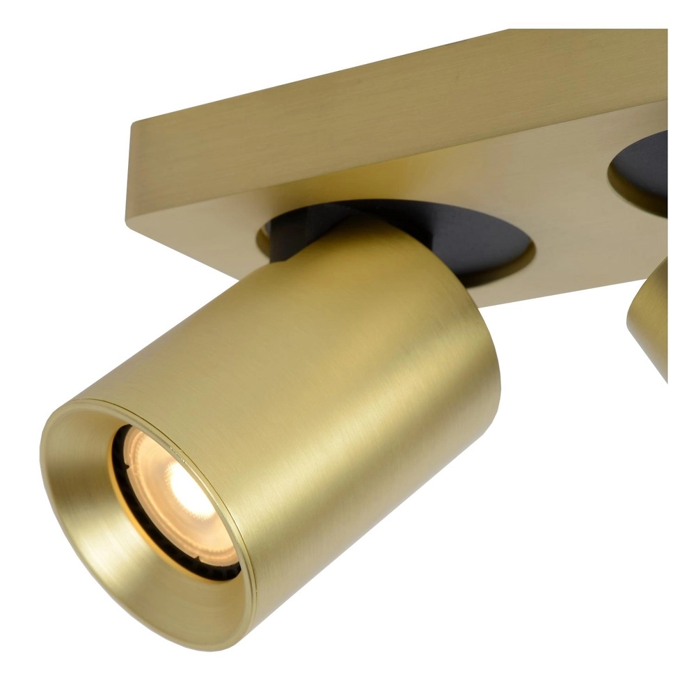 Plafondspot Nigel 2-lichts goud Lucide 5411212092977
