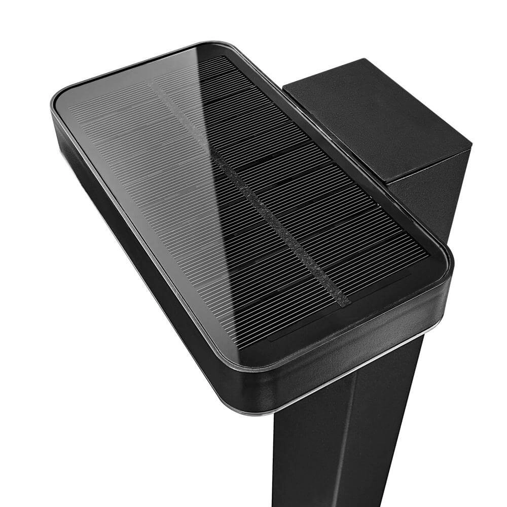 Solar tuinlamp Rica zwart rechthoek Nordlux 5704924004803