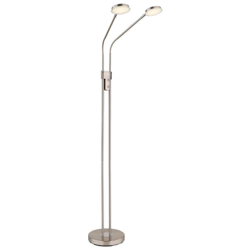 Leeslamp dubbel Silvio nikkel Globo 9007371592364