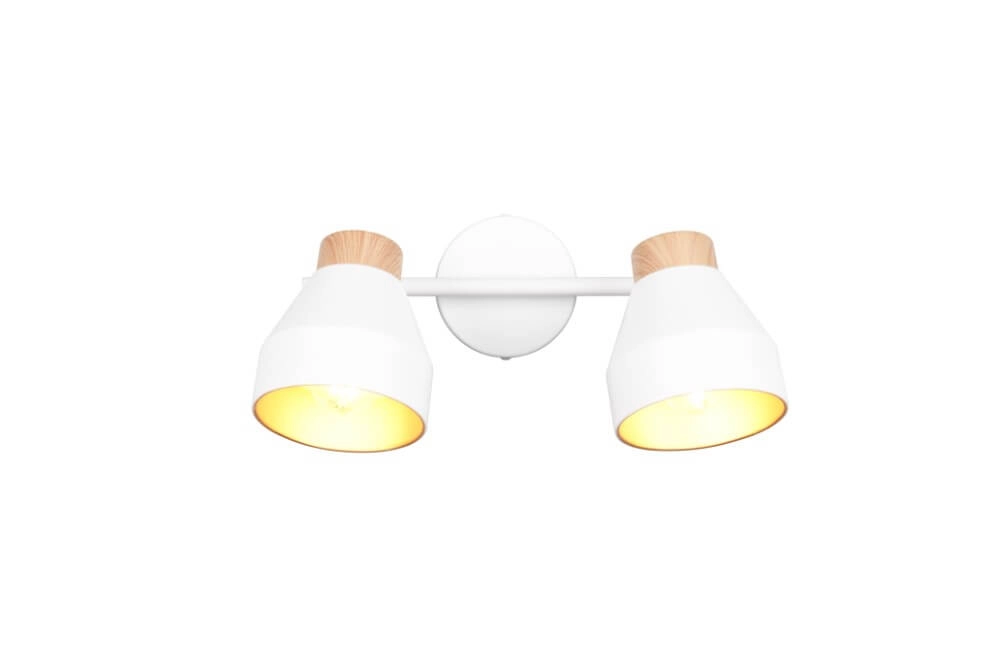 Design plafondlamp 2-lichts Valentin wit Trio 4017807637427