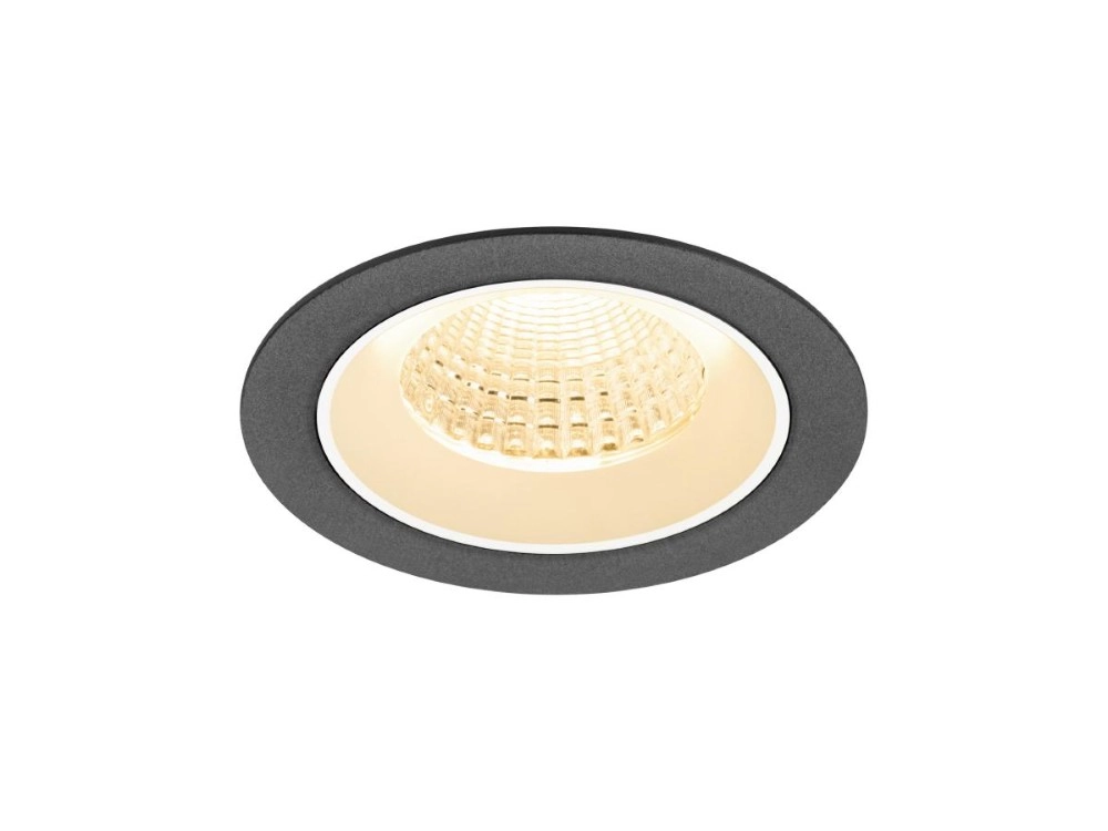 Inbouwspot Numinos M zwart/wit 2700K - 55gr SLV 4024163311526