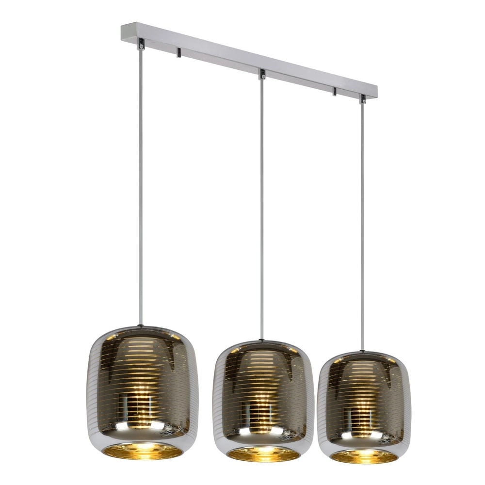 Hanglamp Eryn chroom 3-lichts Lucide 5411212702319