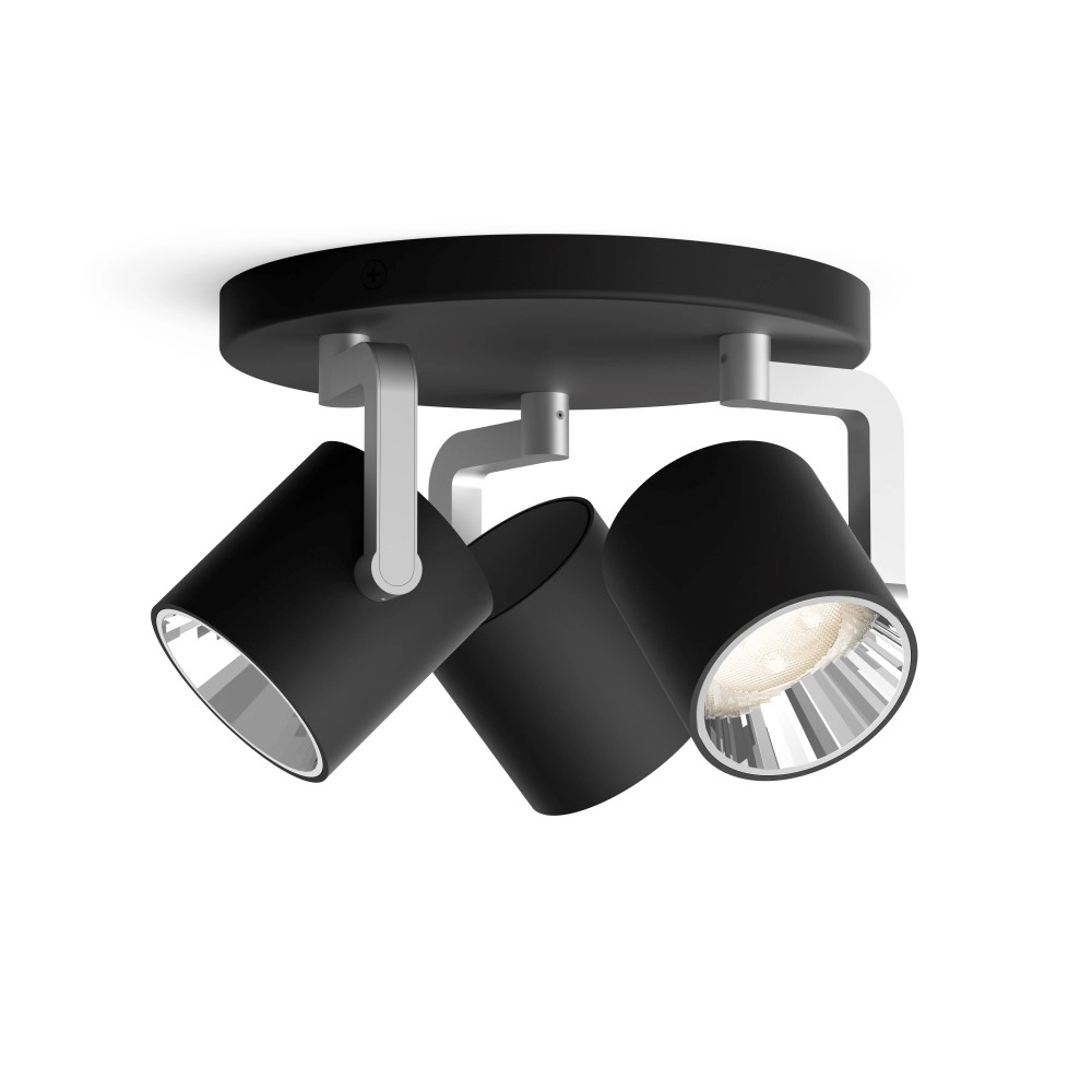 Spot Byrl 3-lichts zwart Philips 8718696170212