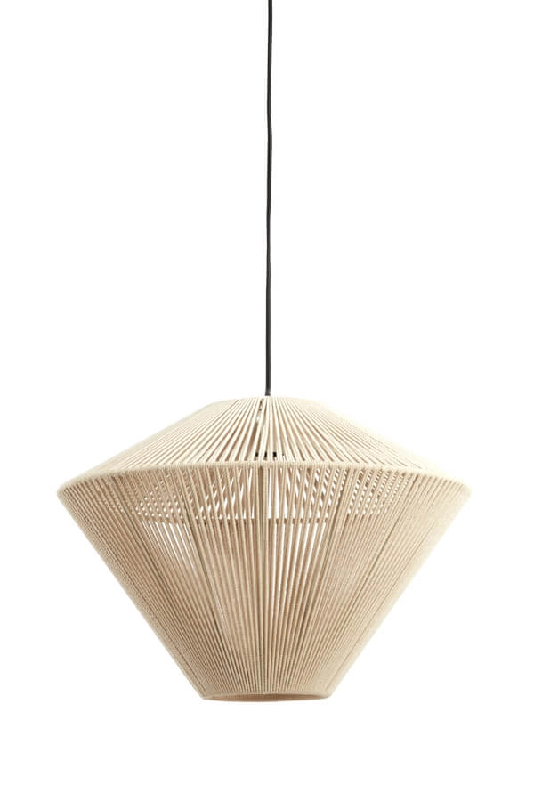 Hanglamp japandi Felida Ø 56cm crème Light & Living 8717807694364