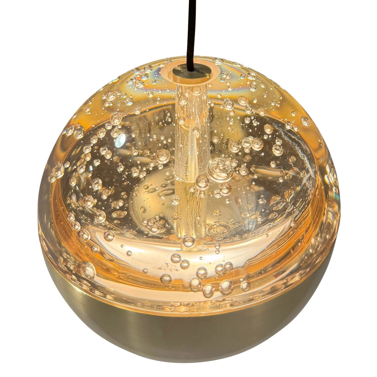 Ovale hanglamp Belluno 8-lichts led - messing Steinhauer 8712746183993