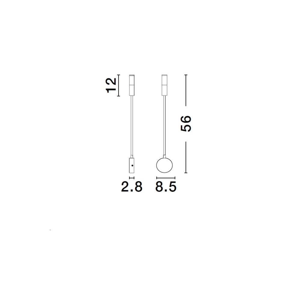 Bedlampje Sonica wit Lyora 5212017454881