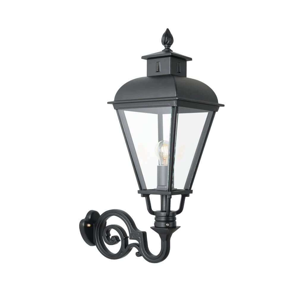 Oudhollandse muurlamp Vondel A 75cm - zwart