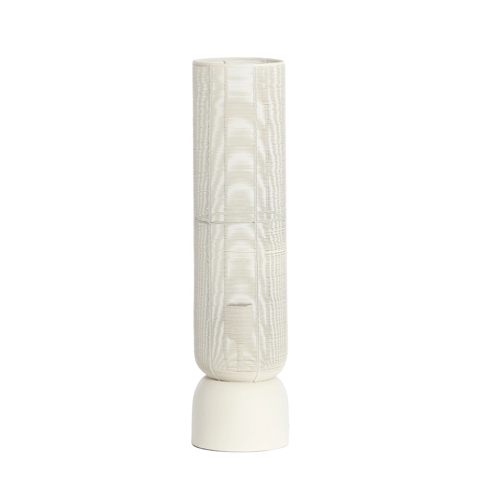 Tafellamp Lezuza Ø 15,5cm wit Light & Living 8717807744878