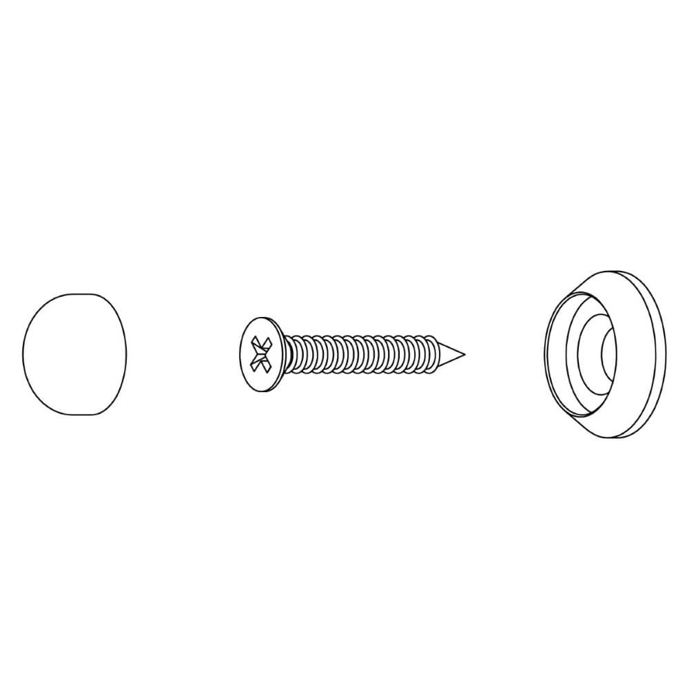 Deurstop bol Stelo wand Ø2cm wand Intersteel 8714186369241