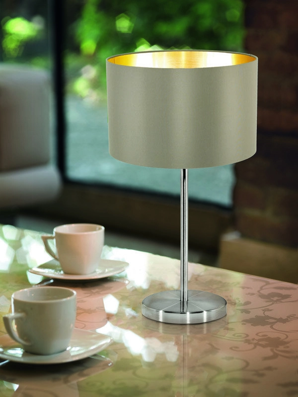Tafellamp Maserlo Beige/Goud Eglo 9002759316297