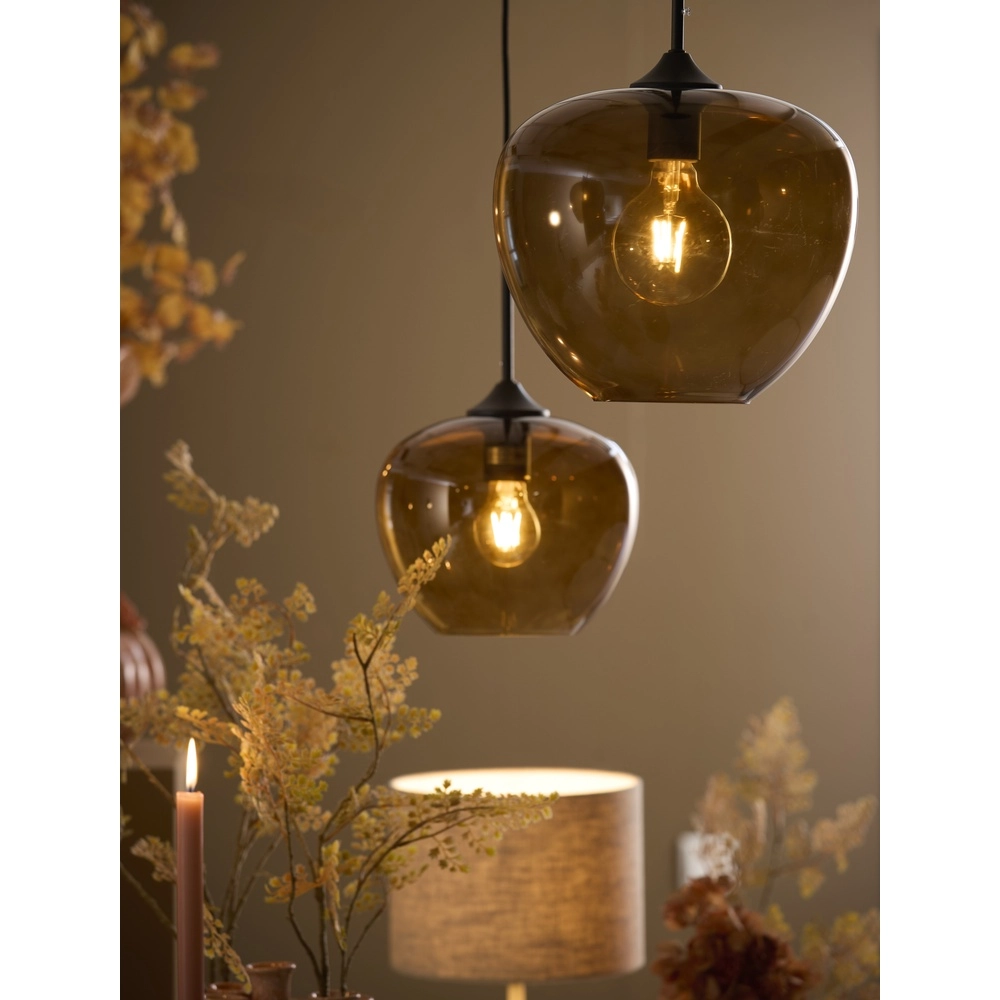 Hanglamp Mayson Ø 30cm amber Light & Living 8717807614188