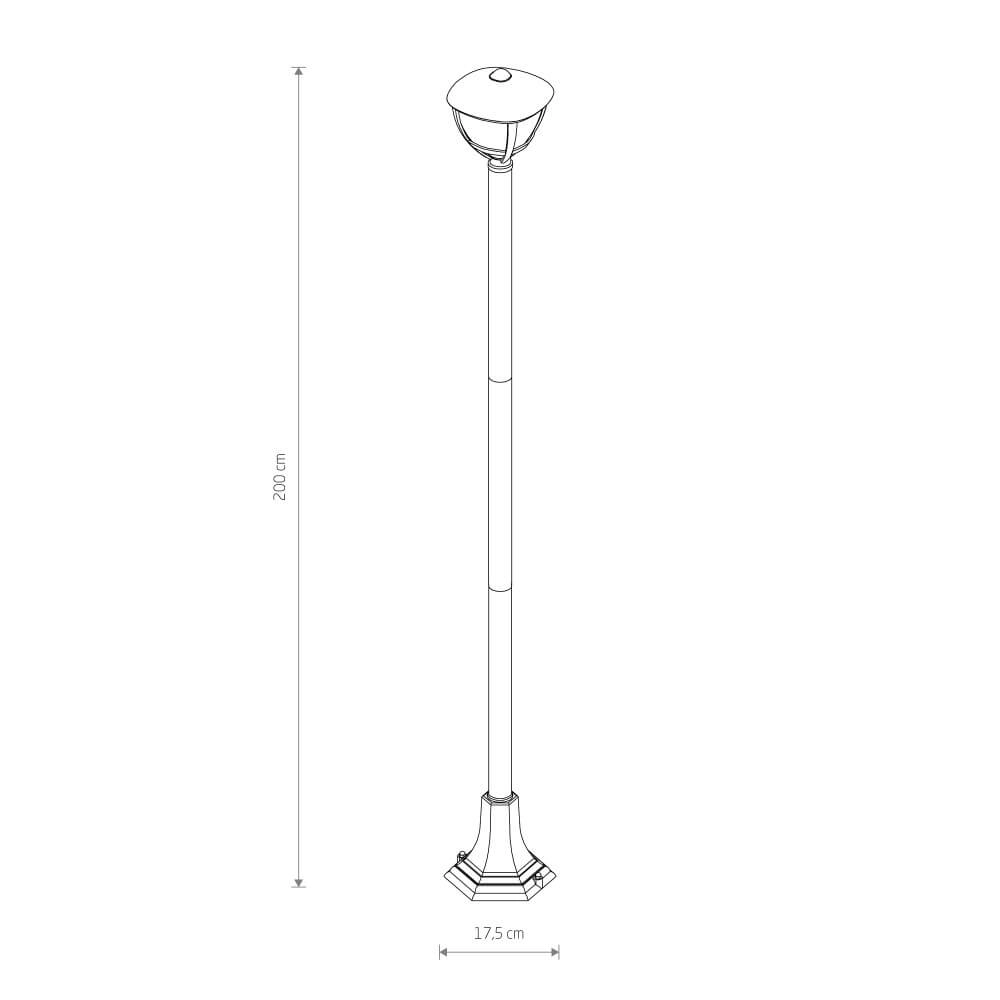 Padverlichting Amelia 2m Lyora 5903139104982