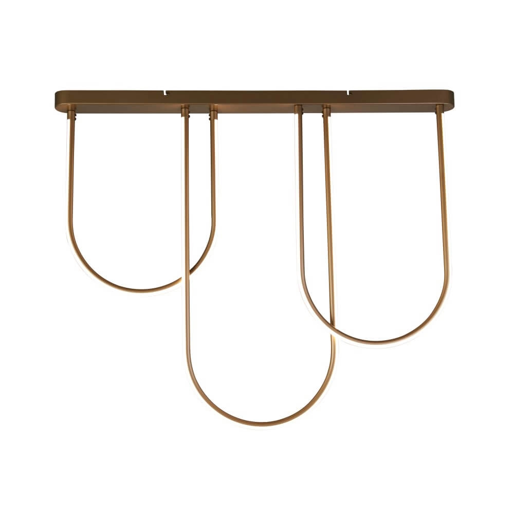 Plafondlamp Chime brons