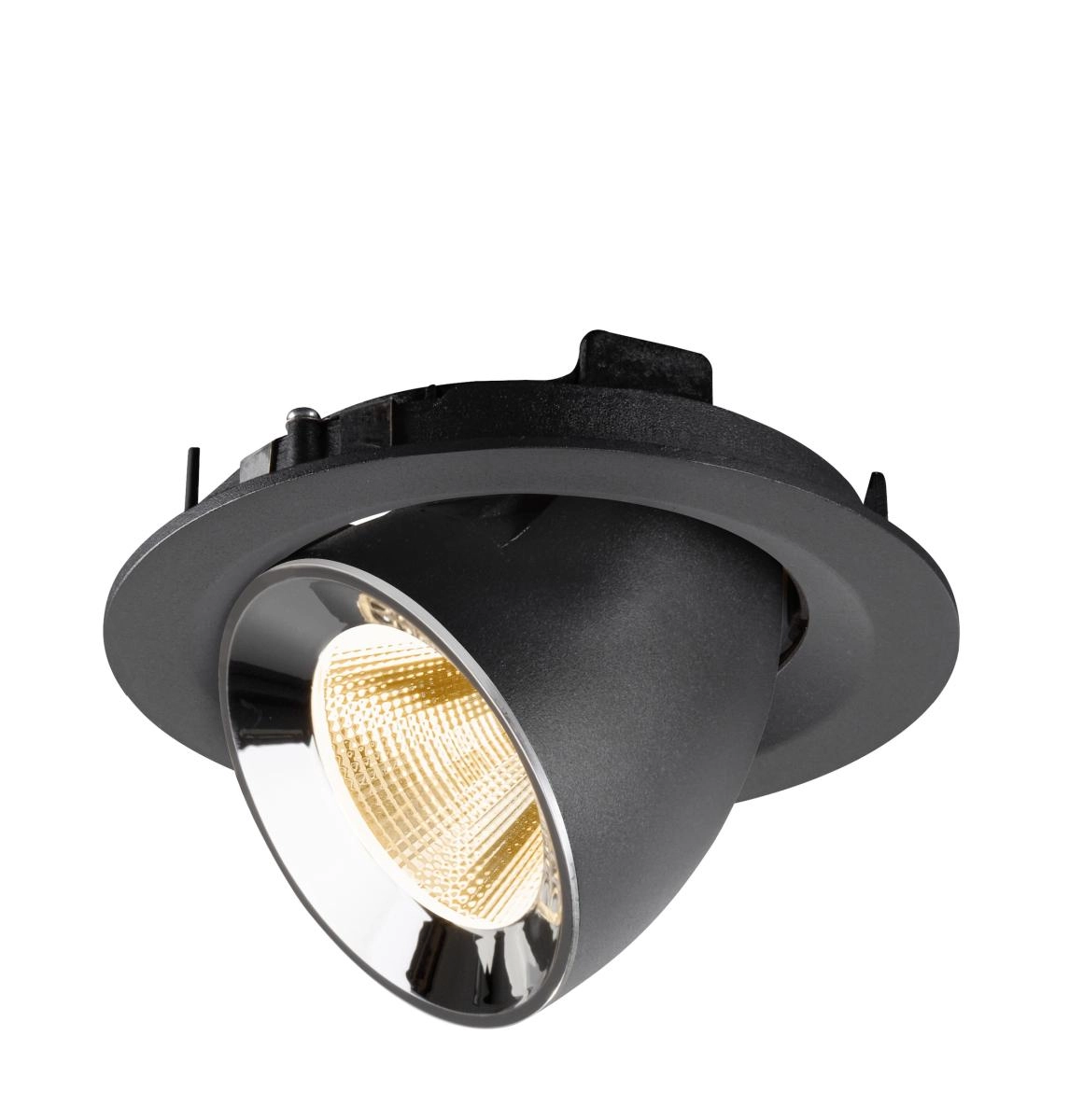 Inbouwspot Numinos Gimble M zwart/chroom 2700K - 20gr SLV 4024163312110