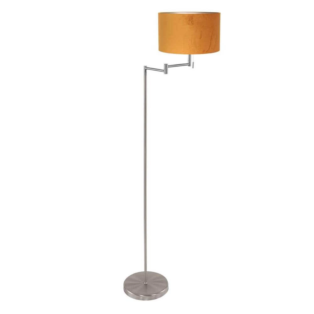 Vloerlamp Bella metaal met gouden kap