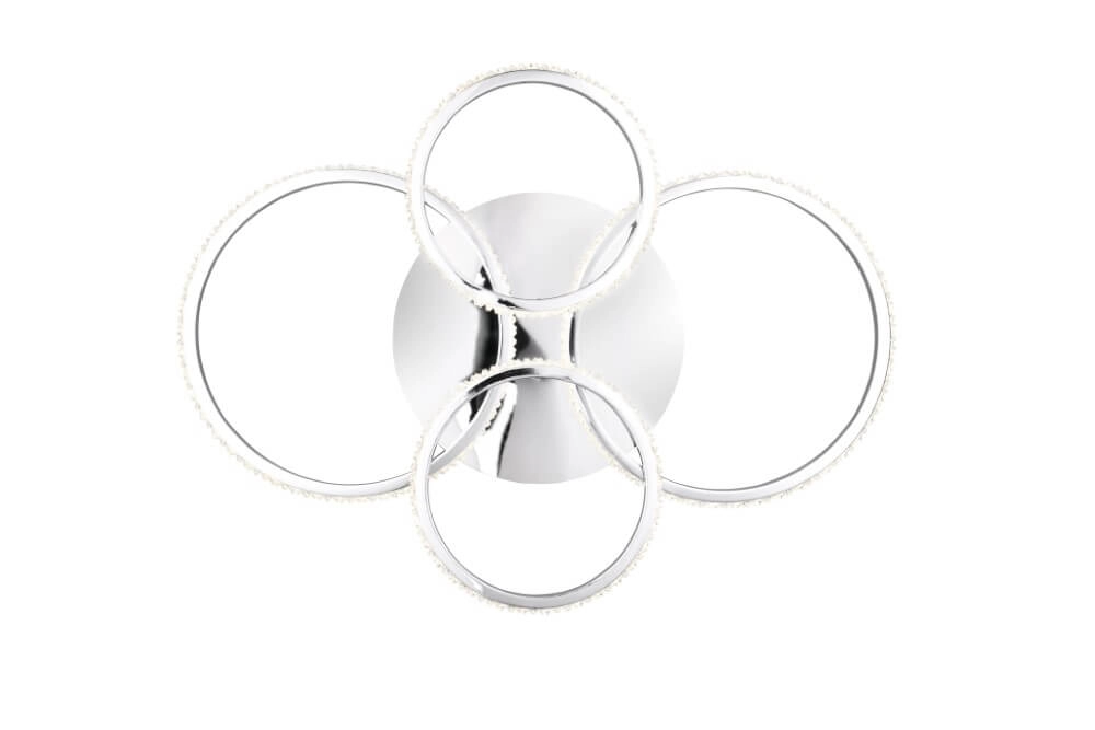Design plafondlamp Cires chroom Trio 4017807600940